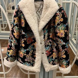 Johnny Was Sofie Jacquard coat jacket small